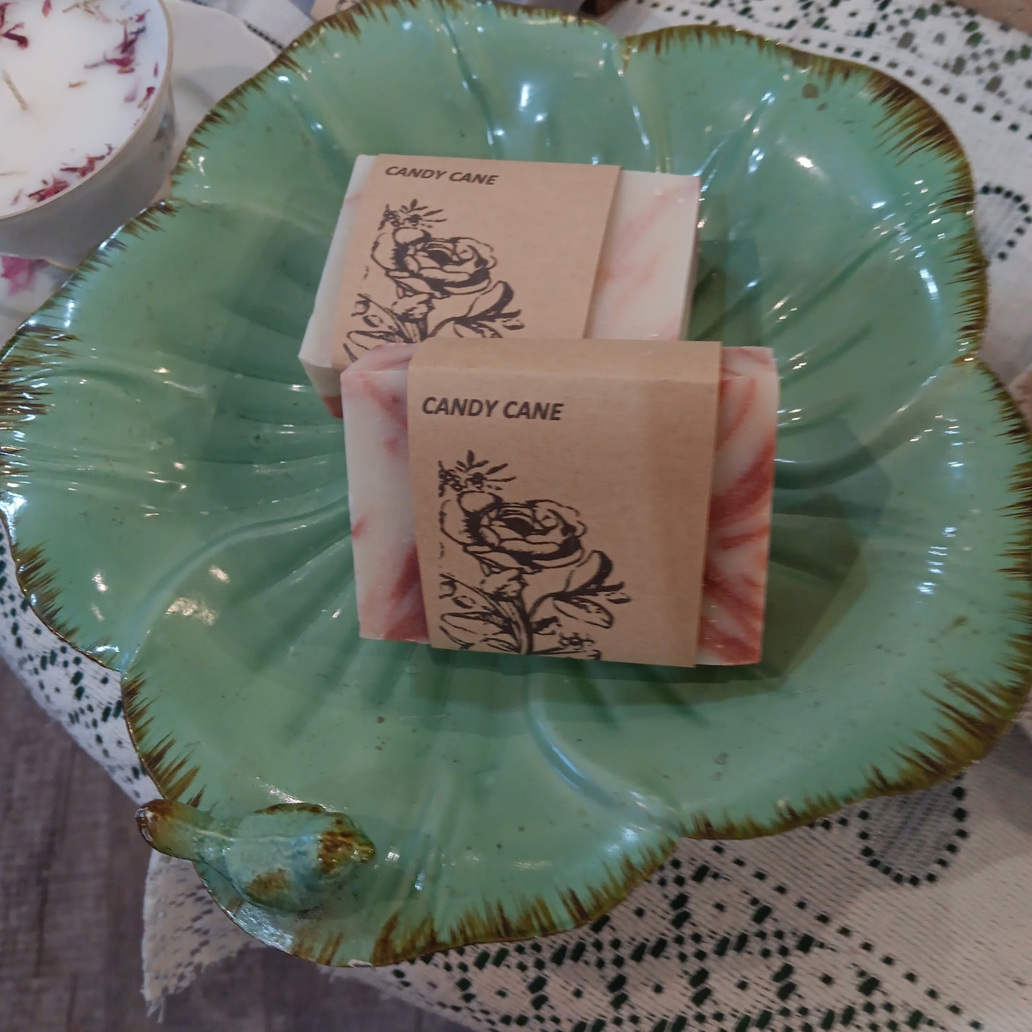 Candy Cane Soap - Vegan