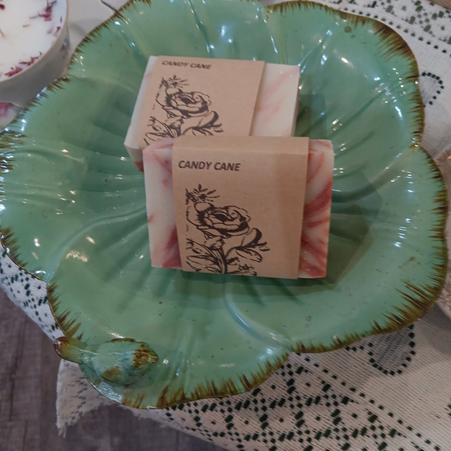 Candy Cane Soap - Vegan