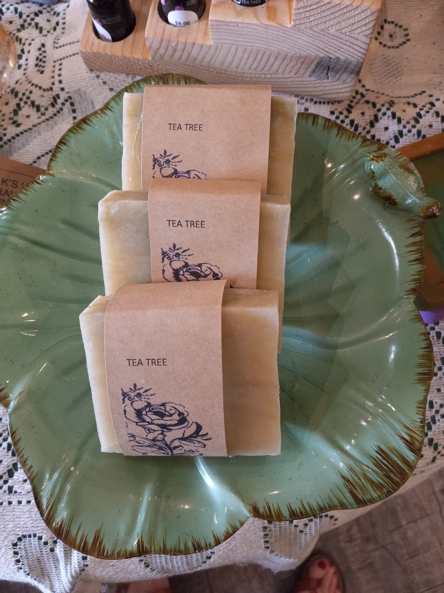 Tea Tree Soap - Vegan, 84% Organic, All Natural